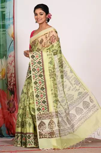 HAND BLOCK PRINT SAREE
