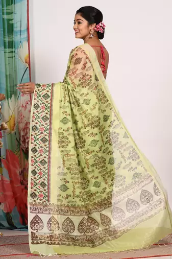 HAND BLOCK PRINT SAREE