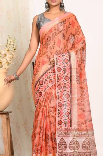 HAND BLOCK PRINT SAREE