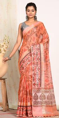 HAND BLOCK PRINT SAREE 1