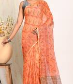 HAND BLOCK PRINT SAREE