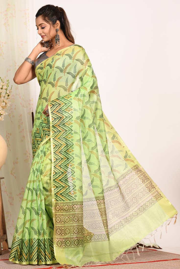 HAND BLOCK PRINT SAREE