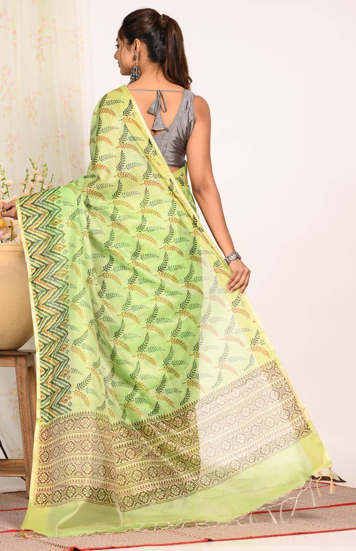 HAND BLOCK PRINT SAREE