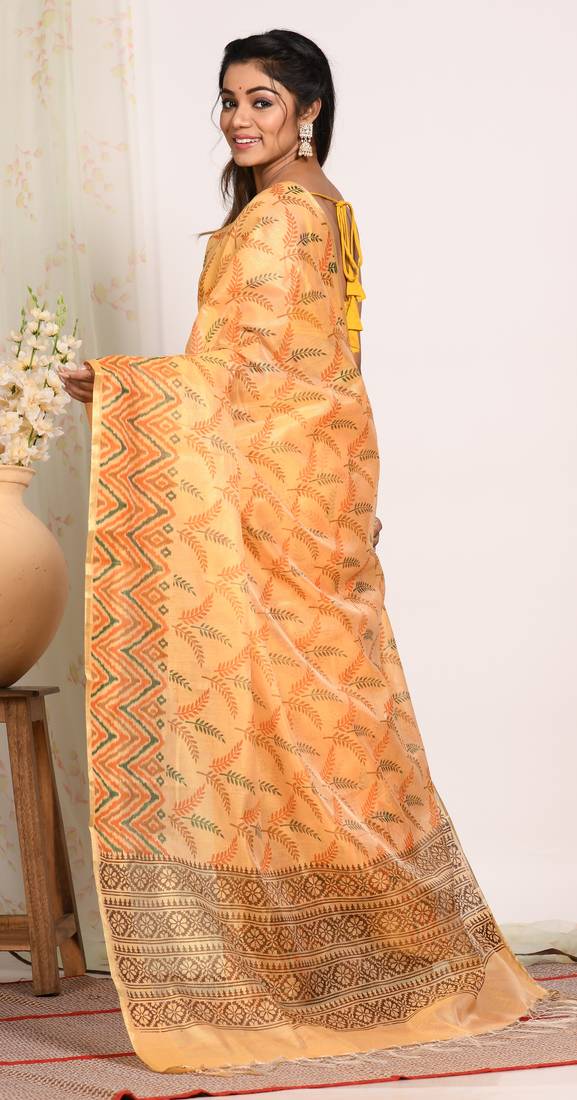 HAND BLOCK PRINT SAREE