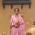 Kimisha women's pink silk woven saree with unstitched blouse piece