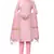 Kimisha women's pink cotton jacquard unstitched dress material