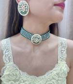 Green Choker set