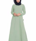 Simple A Line Abaya with Side Pockets