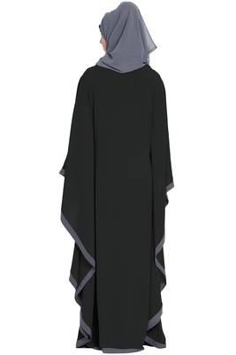Mushkiya- Farasha Kaftan in Dual Color-Not An Abaya 5
