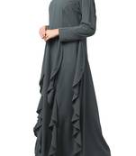 Beautiful Maxi Dress With Falling Panels-Non Abaya
