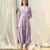 Very peri lilac dhoti jumpsuit
