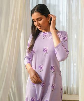 Very peri lilac dhoti jumpsuit 2