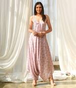 Rosey pink palazzo jumpsuit