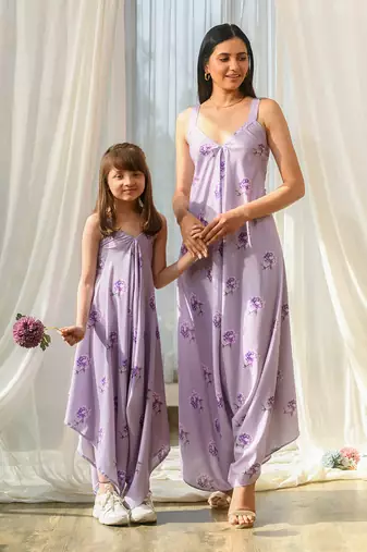 Very peri lilac palazzo jumpsuit