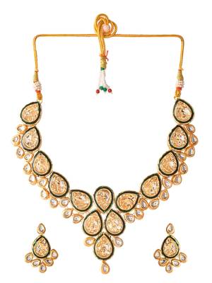 Thewa kundan jewellery set 3