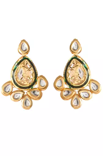 Thewa kundan jewellery set