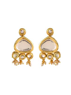 Pearl kundan jewellery set 5