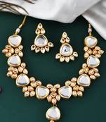 Polki kundan bridal jewellery set
