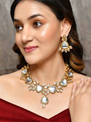 Polki kundan bridal jewellery set 2