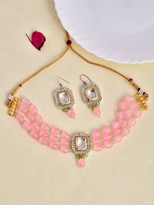 Kundan choker jewellery set 1
