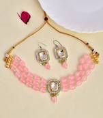 Kundan choker jewellery set