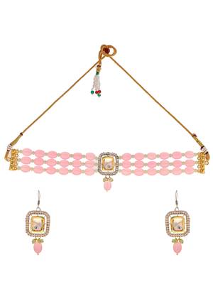Kundan choker jewellery set 3