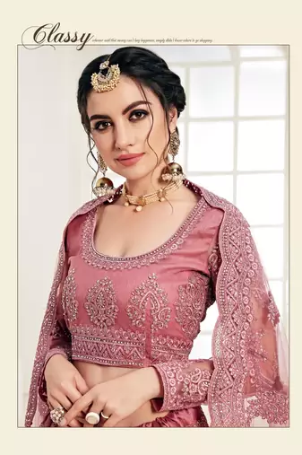 Wedding Wear Heavy Designer Embroidered Lehenga Choli