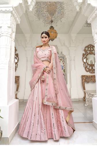 Wedding Wear Heavy Designer Embroidered Lehenga Choli