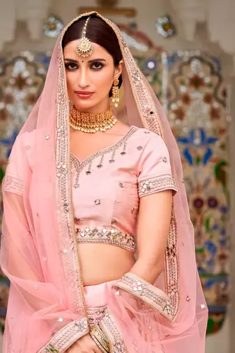 Wedding Wear Heavy Designer Embroidered Lehenga Choli