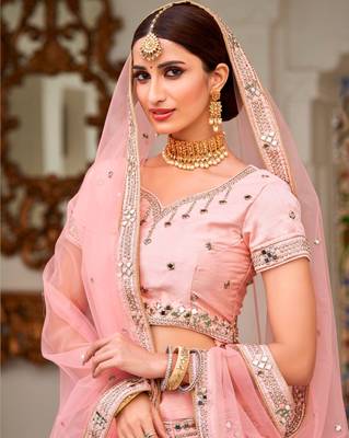 Wedding Wear Heavy Designer Embroidered Lehenga Choli 3
