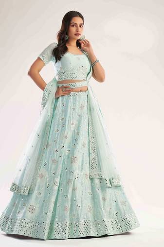 Wedding Wear Heavy Designer Embroidered Lehenga Choli