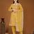 Yellow & Heavy_Organza Designer Heavy Traditional Wear Salwar Suit