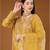 Yellow & Heavy_Organza Designer Heavy Traditional Wear Salwar Suit