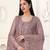 Mauve & Butterfly_Net Designer Heavy Traditional Wear Salwar Suit