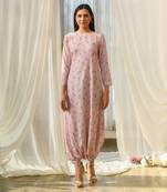 Rosey pink dhoti jumpsuit