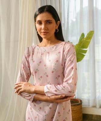 Rosey pink dhoti jumpsuit 4