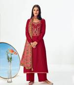 Pink & Premium_Silk Designer Heavy Traditional Wear Salwar Suit