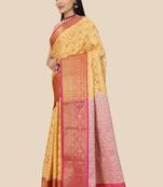 Yellow Colour Kanchipuram Silk Saree