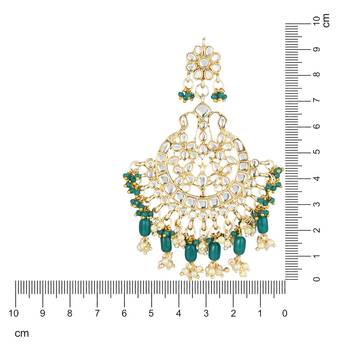 Traditional Handcrafted Pearl Kundan Beaded Earrings for Women/Girls  5