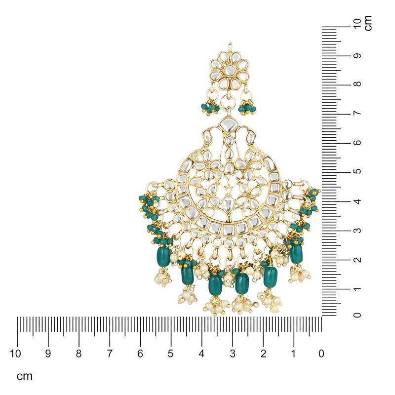 Traditional Handcrafted Pearl Kundan Beaded Earrings for Women/Girls 