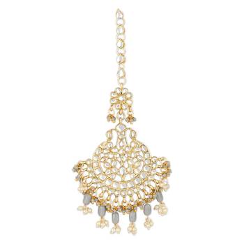 Traditional Handcrafted Pearl Kundan Beaded Earrings for Women/Girls  4