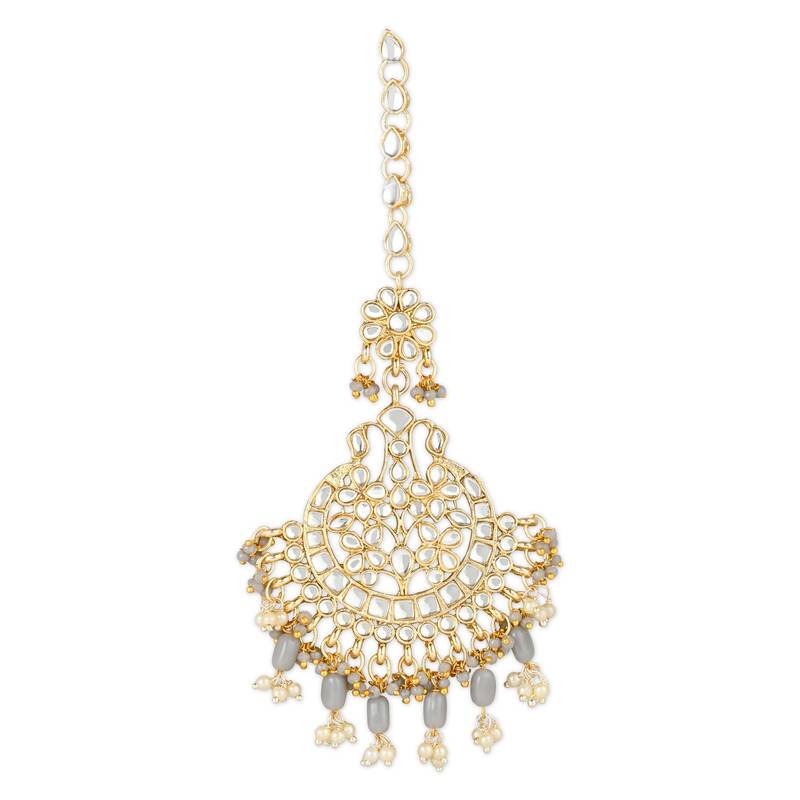 Traditional Handcrafted Pearl Kundan Beaded Earrings for Women/Girls 