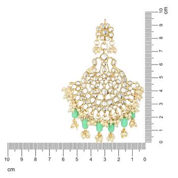 Traditional Handcrafted Pearl Kundan Beaded Earrings for Women/Girls  5