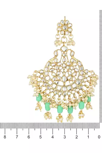 Traditional Handcrafted Pearl Kundan Beaded Earrings for Women/Girls 
