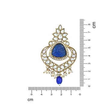 Traditional Kundan Pearl Chandbali Earrings For Women And Girls  5