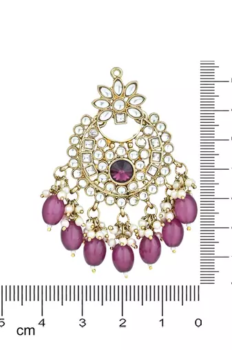 Traditional Kundan Pearl Chandbali Earrings For Women And Girls 