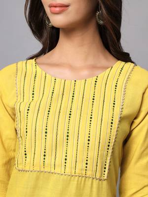  women cotton blend, cotton silk kurti pant set 3
