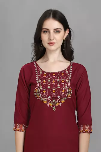  women cotton blend kurta pant dupatta set