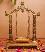 The Advitya Brass Jhula (Swing) For God/Goddess