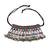 Banjara oxidized choker necklace multi enamel & ghungroo dangling design bohemian tribal for women
